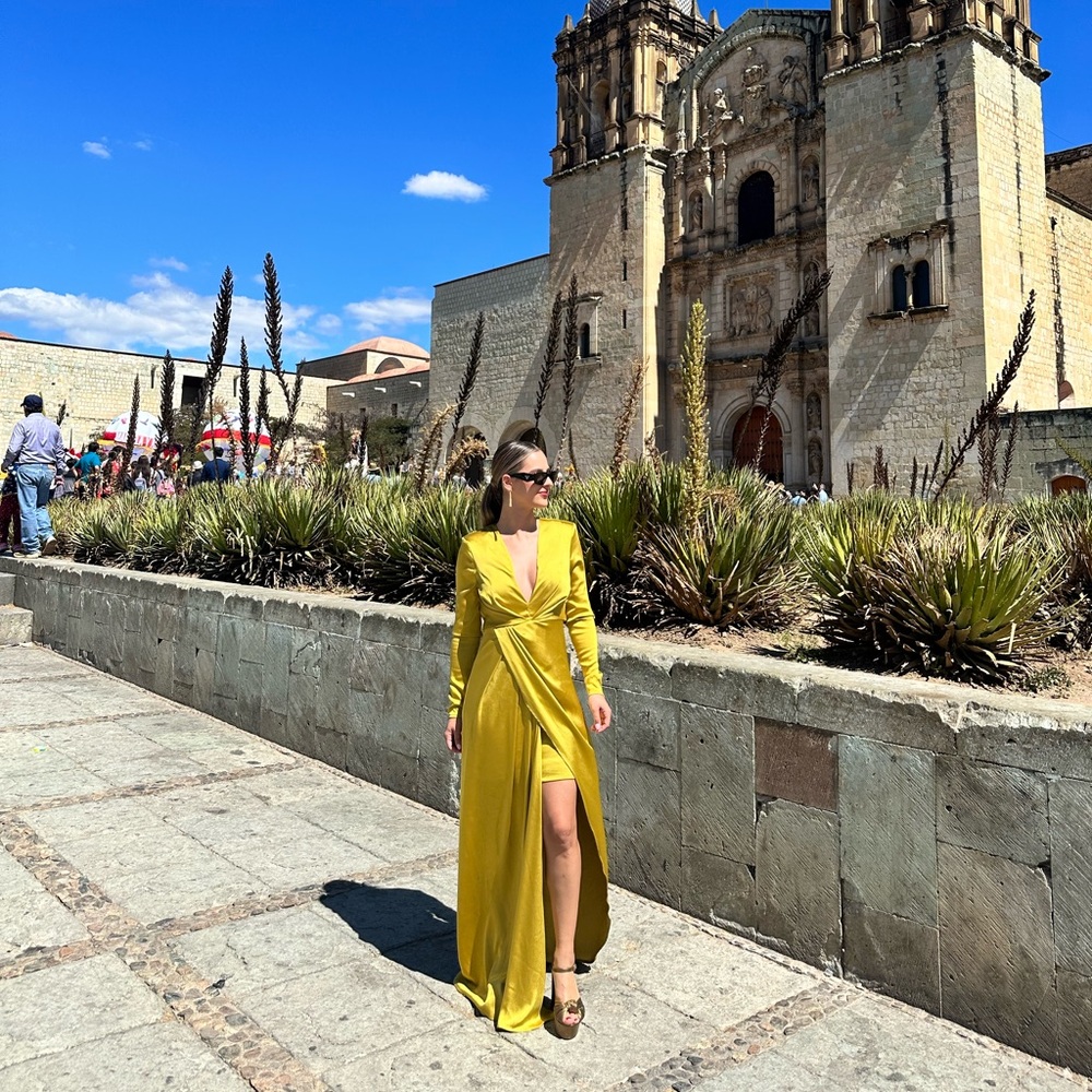 Selling yellow ASOS dress